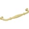 Jeffrey Alexander 160 mm Center-to-Center Brushed Gold Tiffany Cabinet Pull 658-160BG - alternate 4